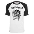 MERCHCODE Herren Motörhead Everything Louder Raglan Tee L wht/blk