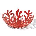 Alessi Mediterraneo YMR-048 Obstschale 1 Stück rot (4 x 27 x 29 cm)