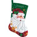 Dimensions D08124 Felt Applique, Glatt, Pailletten Nikolaus