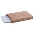 Zeller 25259 Schneidebrett mit Tablett, Bamboo/Melamin / 38 x 26 x 4.5