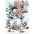 Dimensions D08801 Gold Petite, gezählte X Stitch, Schneemann und Freunde