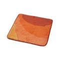 RIDDER 714818S-350 Badezimmerteppich, Vorleger ohne Ausschnitt ca. 55 x 50 cm, Tokio orange