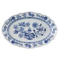 Hutschenreuther 02001-720002-12735 Zwiebelmuster Platte, 35 cm, oval, blau