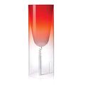 Kartell Toobe Lampe PMMA Rot, 20 x 55 x 20 cm