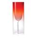 Kartell Toobe Lampe PMMA Rot, 20 x 55 x 20 cm