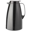 Emsa 505363 Isolierkanne, 1.5 Liter, Quick Tip Verschluss, 100% dicht, Schwarz, Basic