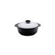 Denby Jet Runde Kasserolle, 2,2 l, Schwarz