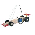 Niermann Standby 186 Pendelleuchte Rennauto, ca. 40 x 20 cm, aus Holz, 1 x E27 - max. 60 Watt, , Made in Germany