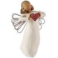 Willow Tree 26182 Figur Engel der Liebe, Natur, 3,8 x 3,8 x 14 cm