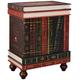 Design Toscano Lord Byron Vintage-Dekor Beistelltisch Gestapelte Bücher mit Stauraum, 71 cm, Vollfarbe