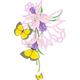 Indigos 4051719801064 Wandtattoo ME017 wunderschöne Schmetterlinge Blume Hibiskus Ranke Tribal 60 x 38 cm