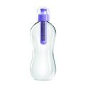 Bobble 814547018660 Wasserflasche, 550 ml transparant cap, lavender