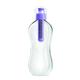 Bobble 814547018660 Wasserflasche, 550 ml transparant cap, lavender