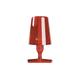 Kartell 9050Q3 Nachttischlampe Take, rot