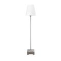 Konstsmide Lucca 450-300 Lounge Leuchte/Wegeleuchte B: 27,5cm T: 27,5cm H: 151cm / 1x60W / IP44 / lackiertes Aluminium / grau