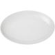 Tognana Snackschale 36 x 25 cm oval Perle Coupe Platte, weiß