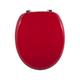 FRANDIS Carpemodo WC Sitz Toilettendeckel Holz WC Deckel Rot