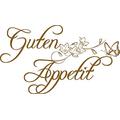 Graz Design 620082_57_091 Wandtattoo Wandsticker Guten Appetit Deko für Küche Wanddeko gestalten 99x57cm Gold