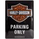 Nostalgic-Art 23130 Harley-Davidson - Parking Only, Blechschild 30x40 cm