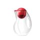 Bobble Jug with Filter, Plastik, red, 11 x 17 x 26 cm