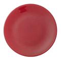 Villeroy & Boch Colour Concept Platzteller, 32 cm, Kristallglas, Klar/Rot