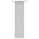 Home fashion 86601-703 grau Schiebevorhang "Rom" Uni / 245 x 60 cm Dekostoff-Seidenoptik