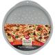 Wilton Knuspergebäck-Pizza-Pfanne mit gleichmäßig verteilten Löchern zur optimalen Durchströmung der Hitze, 26cm Ø x 1,7cm tief