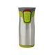 Contigo Trinkflasche Aria limegreenEdelstahlbecher 300 ml, Autoseal