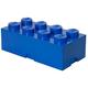 LEGO Aufbewahrungsstein, 8 Noppen, Stapelbare Aufbewahrungsbox, 12 l, blau