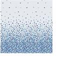 Maurer Duschvorhang Polyester inklusiv Ringe Design Steine Blau 200 x 180 cm