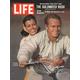 Time Life "Life Cover - Steve McQueen - Motorbike, 60 x 80 cm, Leinwanddruck, Mehrfarbig