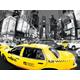 Pyramid Generic Rush Hour Times Square Yellow Cabs, 60 x 80 cm, Leinwanddruck