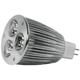 Transmedia Power LED Spot 12V/7.5W, 240 lm, GU5.3, CRI/RA: 90, dimmbar, 3 LED, ø 50 x 90 mm, warmweiß, (4000K) LP1-39SQL