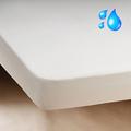 Dormisette Q134 wasserdichtes Molton-Spannbetttuch für Kindermatratzen Größe: 60/120 cm, weiß