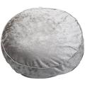 Sauermilch 1301601500006 Glow Bodenkissen rund, 60 x 15 cm, silber