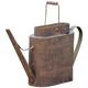 Your Hearts Delight Short Oblong Watering Can Decor, 9 by 4 by 9-1/2-Inch, Rusty