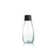 Retap ApS 0.3 Litre Small Borosilicate Glass Water Bottle, Black