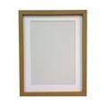 Frames by Post 18 mm breiter Rio Bild-/Fotorahmen mit weißem Passepartout 20 x 16 Zoll für Bildgröße 16 x 12 Zoll, Plastikscheibe, eichenfarben