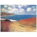 Artopweb MONET - Meadow Road To Pourville (Paneele 80x60 cm)