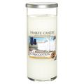 Yankee Candle „Clean Cotton“ Stumpenkerze, weiß, groß