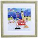 Happy Spaces Kinder Wandbild, Motiv London von Clare Fennell, 30 x 30 x 2 cm