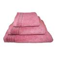 Home Juliet - Set of 3 pieces for the bathroom, guest towel 33x50 cm, hand towel 50x100 cm and bath sheet 100x150, col. rosa