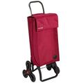 Rolser Treppensteiger RD6 / PARIS MF, PAR001, 47,5 x 39,5 x 107 cm, 44 Liter, 50 kg Tragkraft, bordeaux