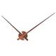 Karlsson Wanduhr Little Big Time Alu Kupfer, Aluminium, Copper 90x90x4.7 cm