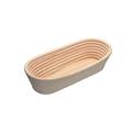 Home Made Kitchen Craft Baguette-Teigkorb, oval, Rattan