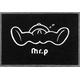 Propaganda Doormat-mr. P Sleepy Zzzz, Schwarz/Grau