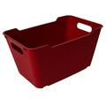 keeeper Aufbewahrungsbox, Strukturierte Oberfläche, 12 l, Lotta, Bordeaux Rot