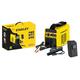 Stanley 61101 MMA Inverter Schweißgerät STAR 2500 / Inverter-Schweißgerät / Elektro Schweissgerät 230V, 80 Amp / inkl. Elektrodenhalter, Masseklemme, Hammerbürste, Schweißmaske / Antistick, Hotstart und Arc Force Funktion