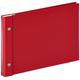 Walther SBL-120-R Buchschraubenalbum Sinfonia Uni II Leineneinband, 26, 5 x 19 cm, rot