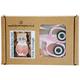 The Button Company 12 cm Hoch, Wollfilz, Deirdre Schleiereule Needlecase Und Schere Keep Kit Feder, Pink